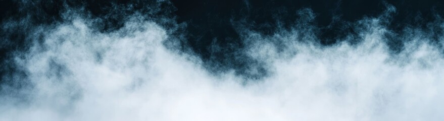 Fototapeta premium Fog template with realistic cloud or smoke background. Special effect of steam.