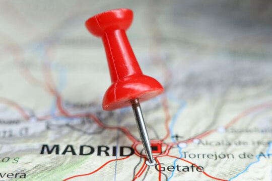 Getafe, Spain pin on map