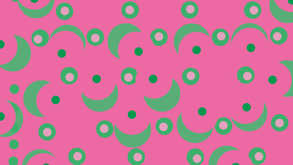 Abstract illustrated backgrounds in different forms and colours 