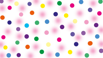 Abstract illustrated backgrounds in different forms and colours 