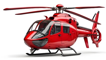 helicopter isolated on white background