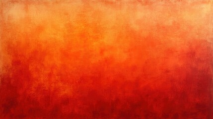 Fototapeta premium A smooth gradient background transitioning from warm oranges to deep reds, featuring subtle textures that create a warm, inviting atmosphere perfect for various applications