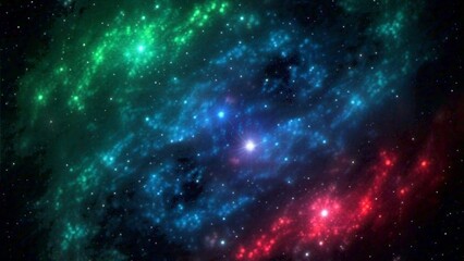Obraz premium Cosmic space and stars color cosmic abstract background science fiction wallpaper