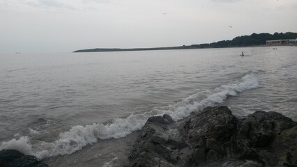 Waves at the beach