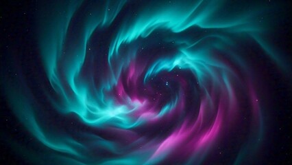 Obraz premium Abstract background that mimics the ethereal beauty of the Northern Lights reflected