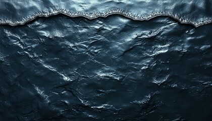 Abstract Dark Blue Liquid Texture Background