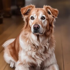 Fototapeta premium A fantastical pet portrait blending reality with imagination, transforming your pet into a magical or whimsical character.