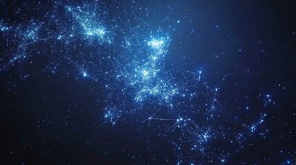 Obraz premium Global Network: A Visual Representation of Interconnectedness