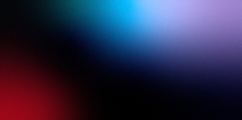 Obraz premium Neon blue light leaks effect background .Abstract noise background with a blue and purple gradient for appealing and modern aesthetic Gradient blue teal purple blur abstract background 
