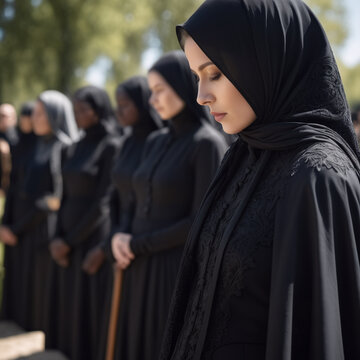 Trauer - Eleganz und Schmerz vereint im Schwarz