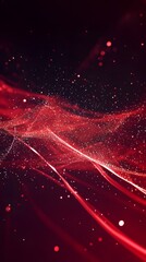 Red background, light effect background, red gradient background with white laser beams and glowing dots