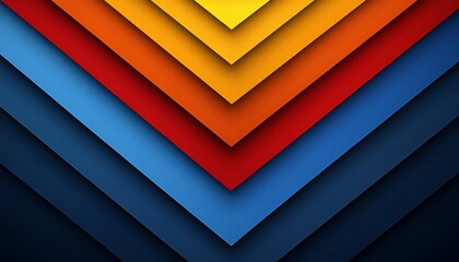 Obraz premium Abstract Colorful Chevron Pattern Design Background