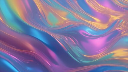 Obraz premium Colorful neon chrome background 