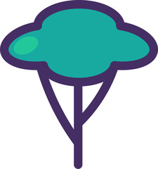 Obraz premium World practice of wastepaper processing concept icon. Recycling of waste paper and cardboard idea semi flat illustration. Forest and nature conservation. Saving trees and benefit the environment.