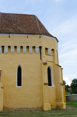 Fototapeta premium The fortified church of Sura Mare, Romania. Southeastern Transylvania has one of the highest numbers of still-existing fortified churches, built during the 13th to 16th centuries