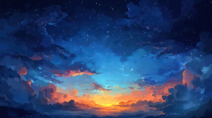 Fototapeta premium Early Morning Wallpaper