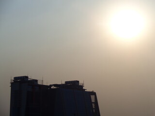 A beautiful Sunset with a piece of Cloud. Beautiful sun set. It a beautiful picture of sun just...