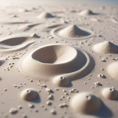 Obraz premium water drops on a surface