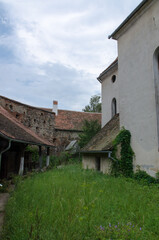 The fortified church of Miercurea Sibiului, Romania. Southeastern Transylvania has one of the highest numbers of still-existing fortified churches, built during the 13th to 16th centuries