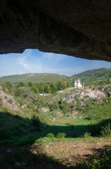 Fototapeta premium One of the world’s three largest natural bridges located near the Ponoarele, Mehedinti county, Romania
