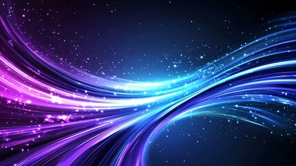 Fototapeta premium Vibrant Gradient Mesh Background in Radiant Purple and Blue Tones