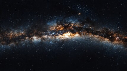 Awe-Inspiring Milky Way Galaxy Across the Cosmic Night