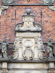 Obraz premium Rosenborg Castle detail, Copenhagen. Rosenborg Castle is a renaissance castle located in Copenhagen, Denmark