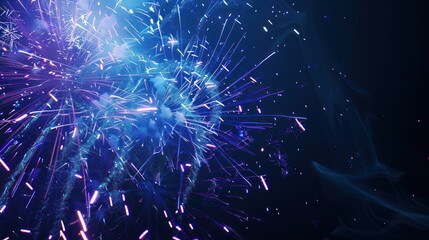Fototapeta premium Nighttime Fireworks Display