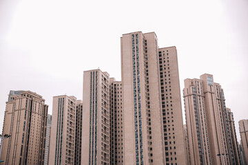 Fototapeta premium High rise residential buildings in Tianjin, China