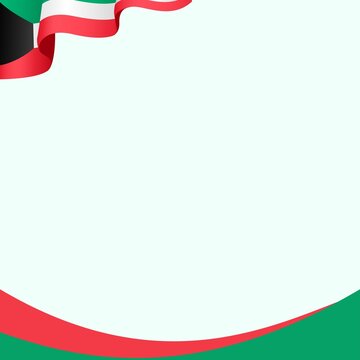 Background with copy space for Kuwait Independence Day or any Kuwait event. Suitable for placing content with that theme.
