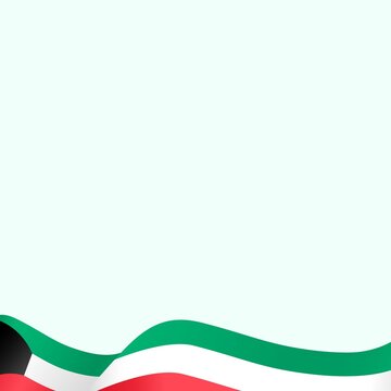 Background with copy space for Kuwait Independence Day or any Kuwait event. Suitable for placing content with that theme.
