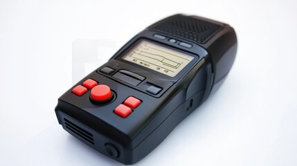 Digital Voice Recorder with Angled Design and Display