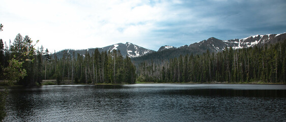 lake in the mountains