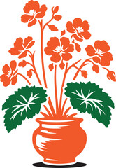 Obraz premium set of flowers in vase