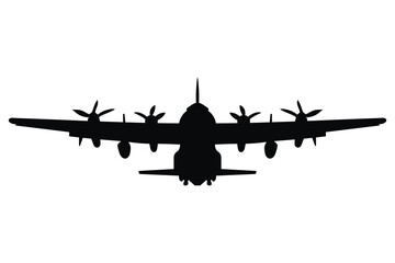 C 130 Cargo Bomber American four engine turboprop military transport aircraft