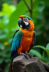 Fototapeta premium colorful parrot