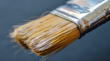 Fototapeta premium Close-Up of Paint Brush Bristles