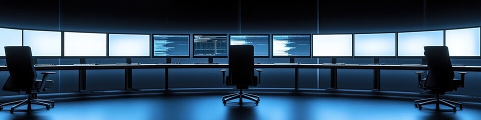 Naklejka premium High-Performance Computing Hardware Setup Featuring Advanced Workstations, VR Development, and Motion Capture Equipment, Perfectly Designed to Showcase the Cutting-Edge Features of Technology Products