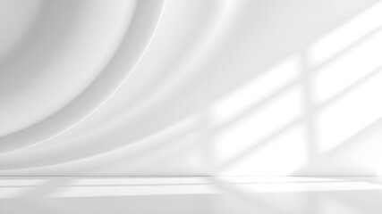 Elegant white background with shiny lines, modern and beautiful business background for banners and advertisements.