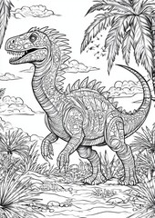 Dinosaur Coloring page