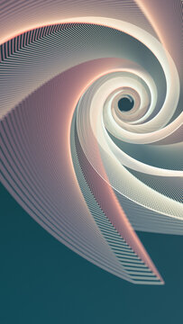 Digital Composite image of swirl pattern