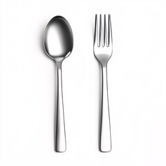 fork and spoon stainless, tableware, dining 