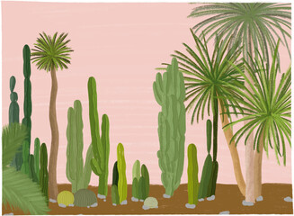 jardin cactus