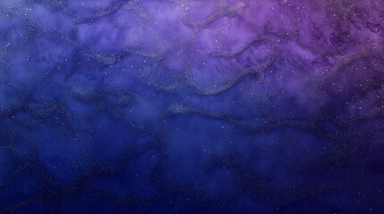 Fototapeta premium Starry Night Watercolor Background - Deep Blue and Purple Cosmic Galaxy Sky with Sparkling Stars, Nebula, and Fantasy Space Texture