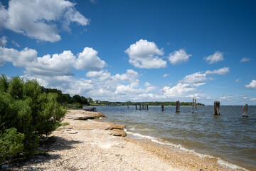 Obraz premium colonial beach skies 