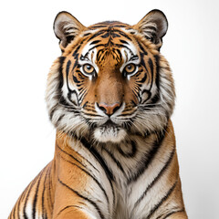 Obraz premium tiger on white background