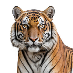 Obraz premium tiger on white background