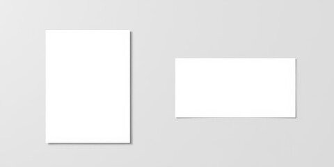 Tent card die cut mock up template vector for showcasing designs, empty, promotion, blank