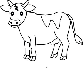 Fototapeta premium cow