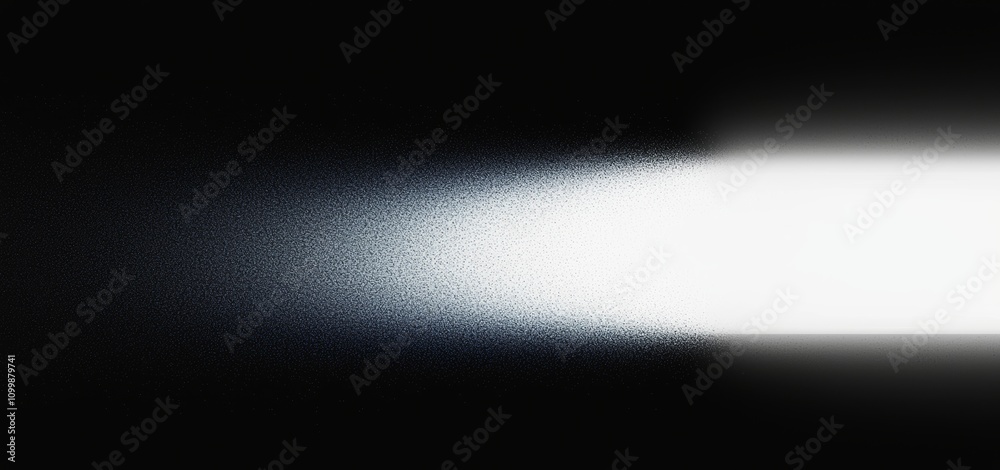 Aufkleber a dark, grainy background with black noise texture features a banner design with a light blue abstra